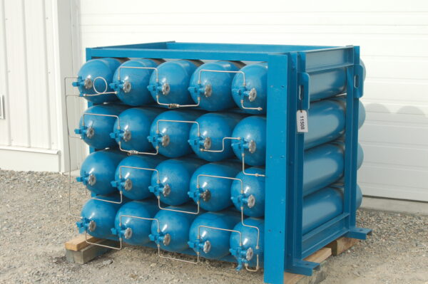 Twenty Cylinder Asme Code Cng Storage Rack
