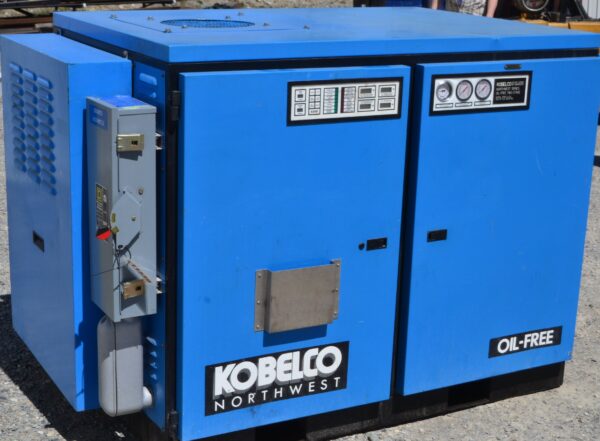 Kobelco Model Knw-0-d/l, 100 HP Two-stage Oil Free Water Cooled Rotary Screw Air Compressor - Image 2