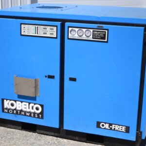 Kobelco Model Knw-0-d/l, 100 HP Two-stage Oil Free Water Cooled Rotary Screw Air Compressor