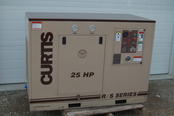 Rebuilt 25 HP Rotary Screw Air Compressor