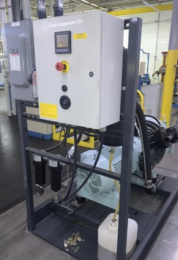 30 HP Sauer Model 81l Medium Pressure Air Compressor - Image 5
