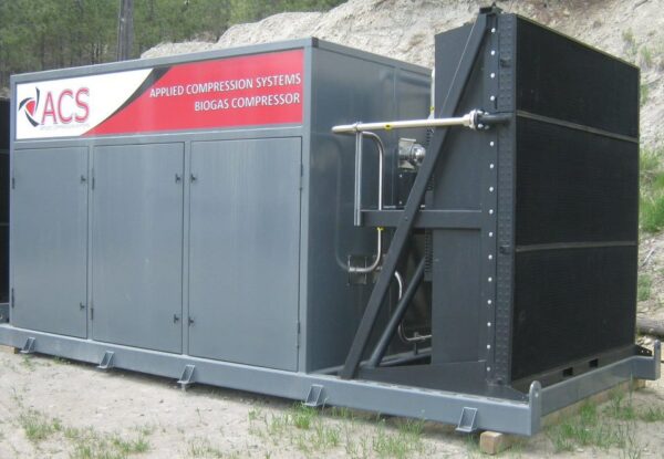 HP Leroi Single-stage Rotary Screw Biogas, Feed Gas Compressor Packages (three Available)