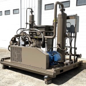 Rebuilt Leroi Model Lrg9, Two-stage, Oil-free, Reciprocating Gas Compressor