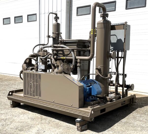 Rebuilt Leroi Model Lrg9, Two-stage, Oil-free, Reciprocating Gas Compressor