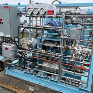 HP Pdc Model Pdc-4-1250-1250 Two-cylinder, Single Stage Diaphragm Gas Compressor Package