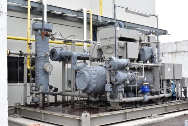 Used Emerson-vilter Model Vsg/vssg Water-cooled Natural Gas Rotary Screw Compressor Package