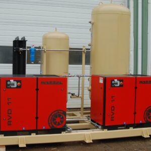 Duplex Mattei Rotary Instrument Air Compressor Package